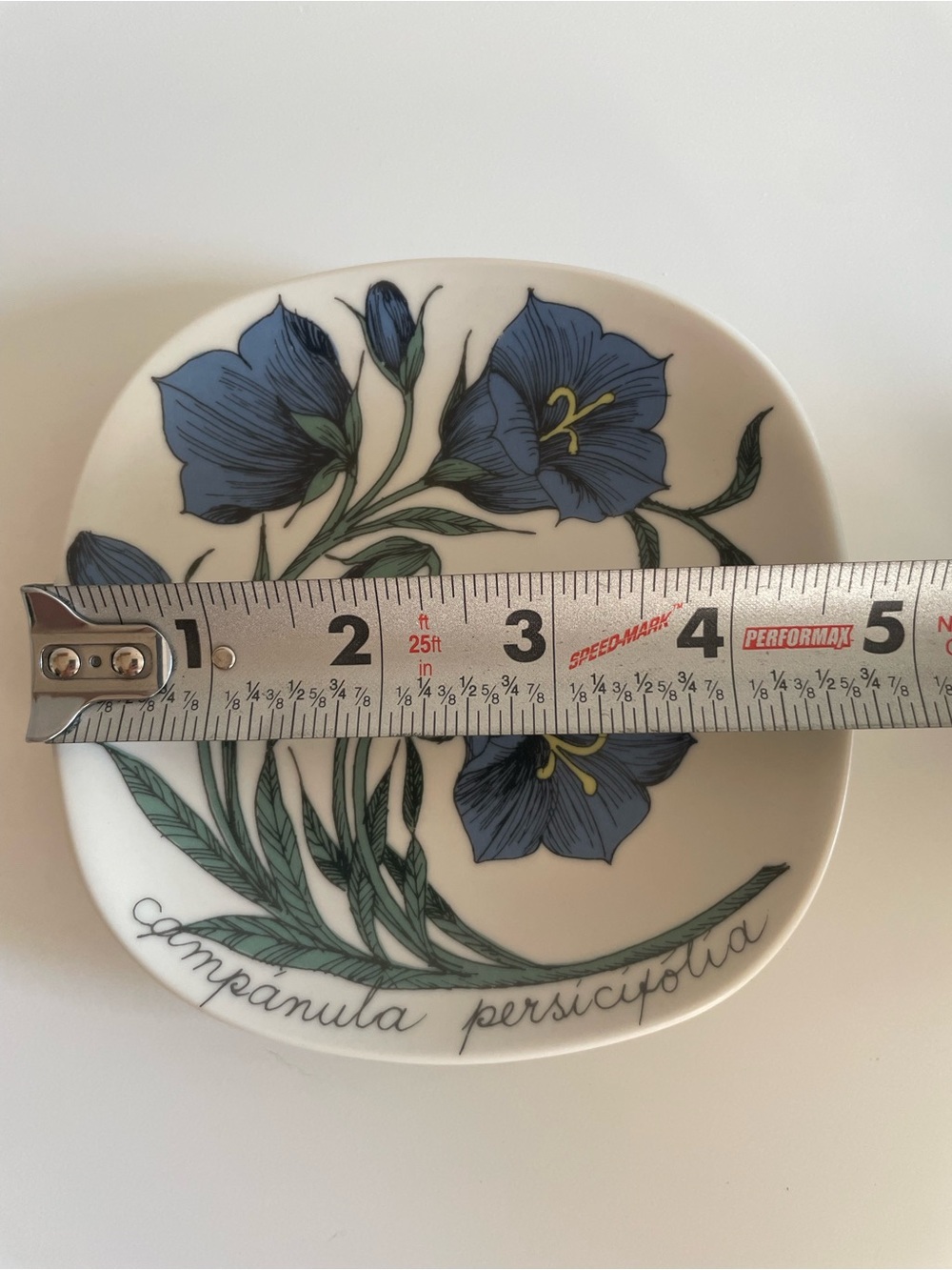 Arabia Finland Blue Campanula Floral Trinket Dish - Picture 4 of 8